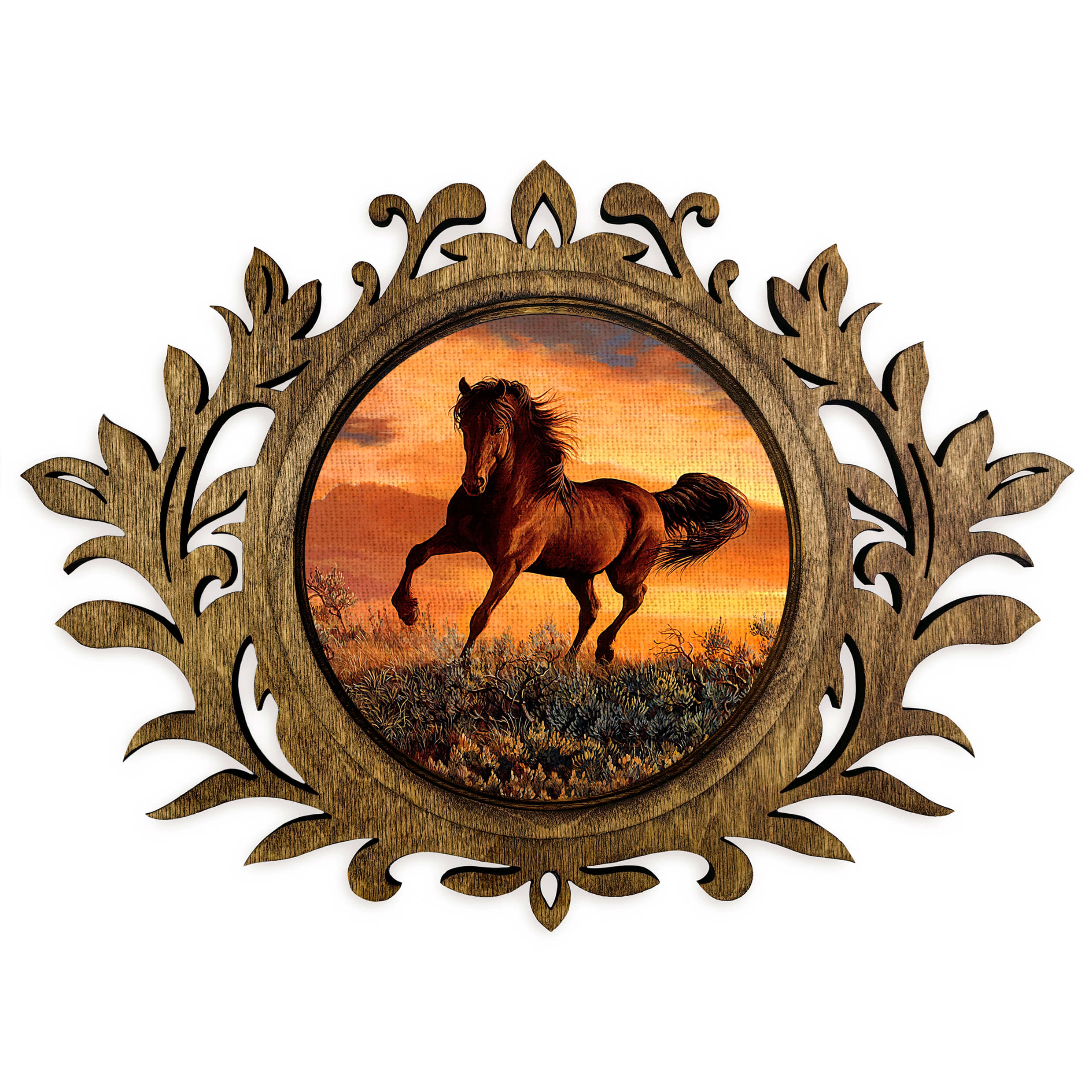 Конь в зареве
