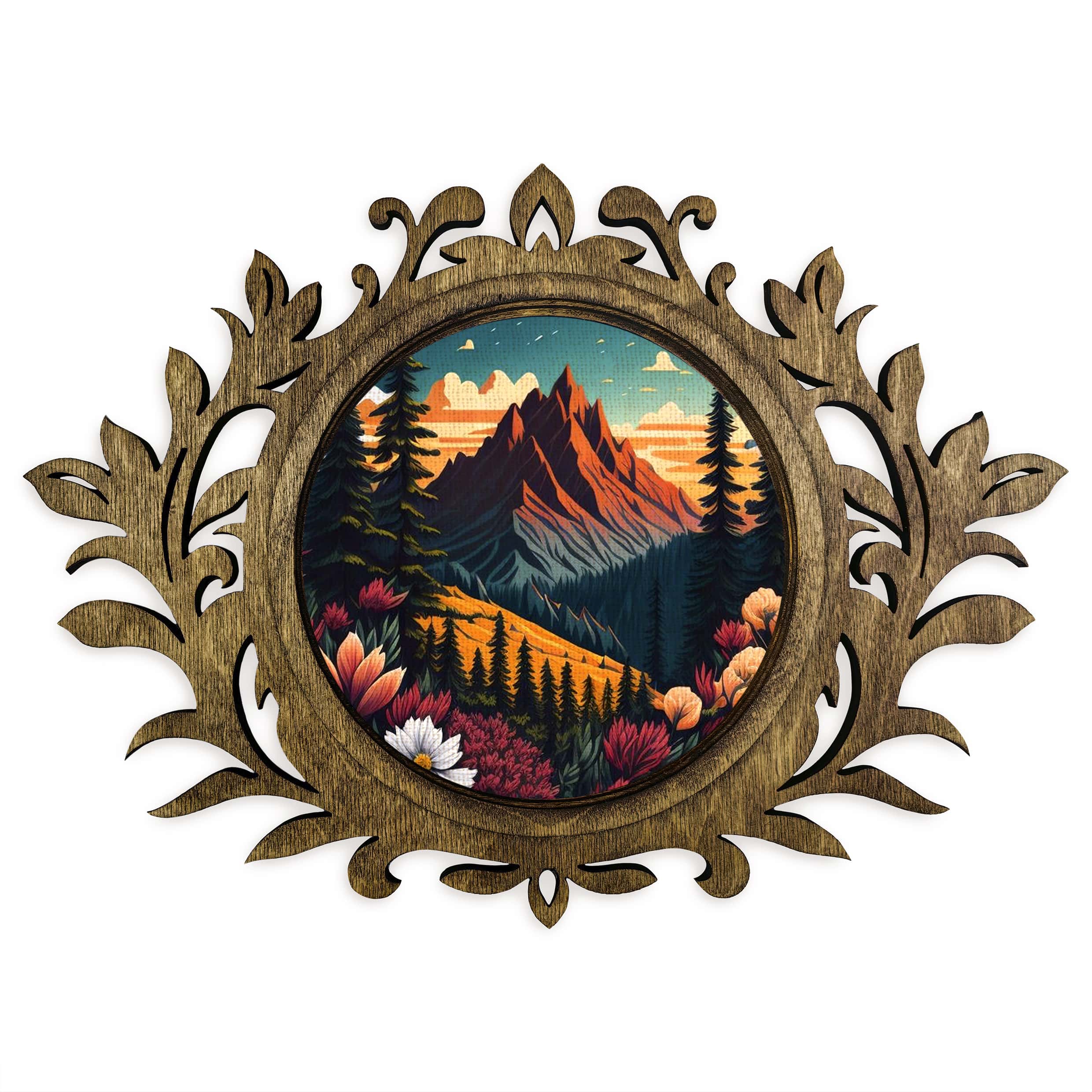 Горы в красках